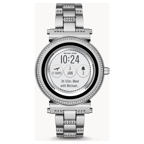 michael kors mkt5036 access sofie women's watch silver|Michael Kors Access MKT5036 Women's Sofie Bracelet Strap .